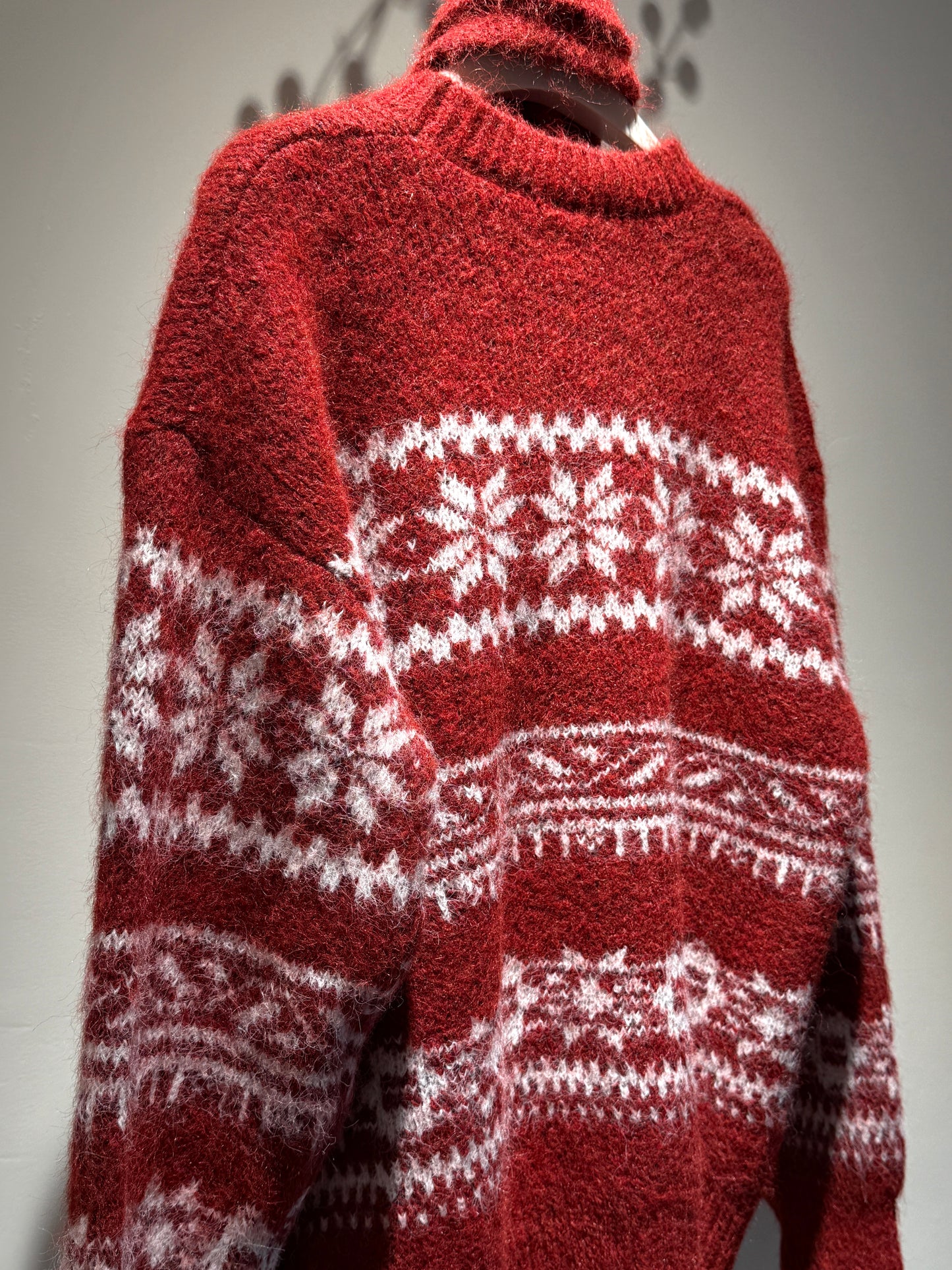 Scarf-Detail Knit Cardigan