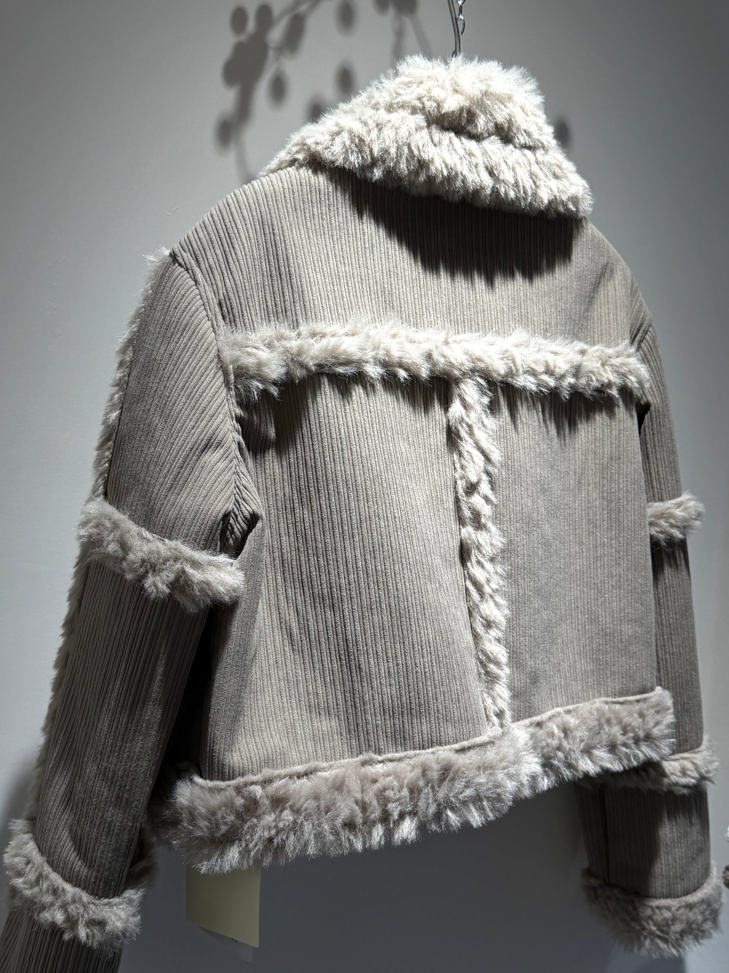 Ruffled Knit Cardigan