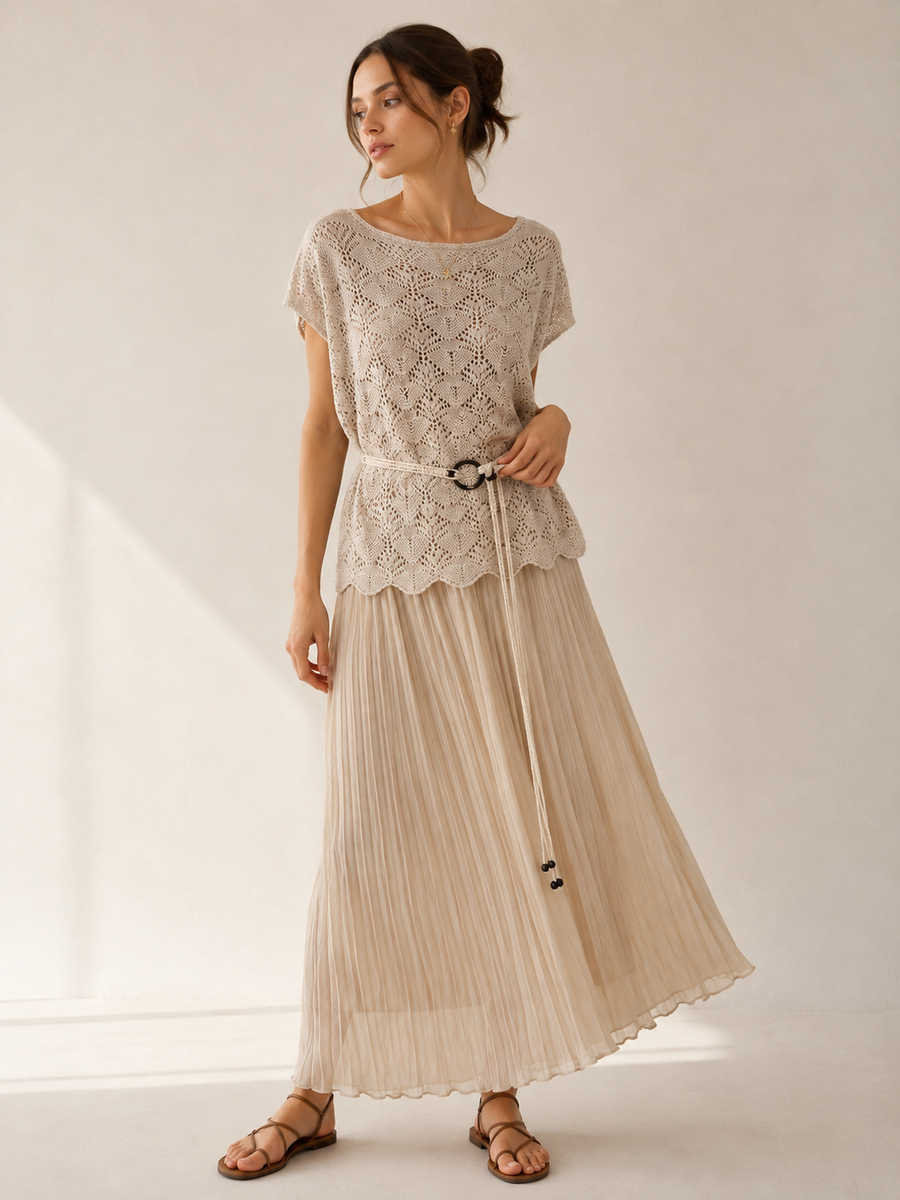 Linen Muse Maxi Dress