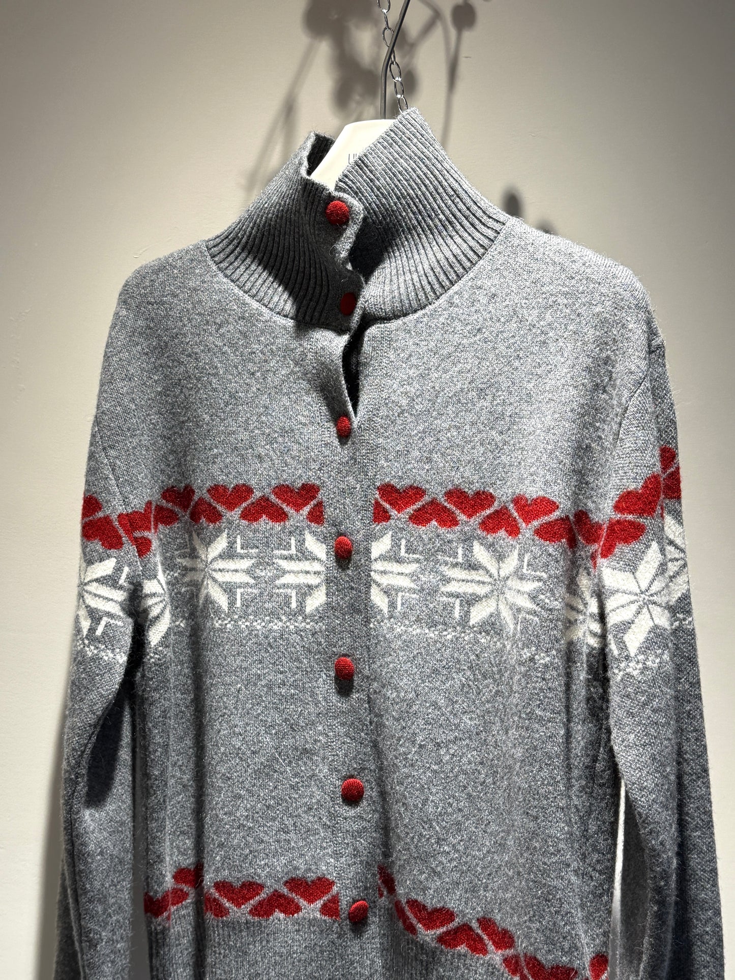 Ruffled Knit Cardigan