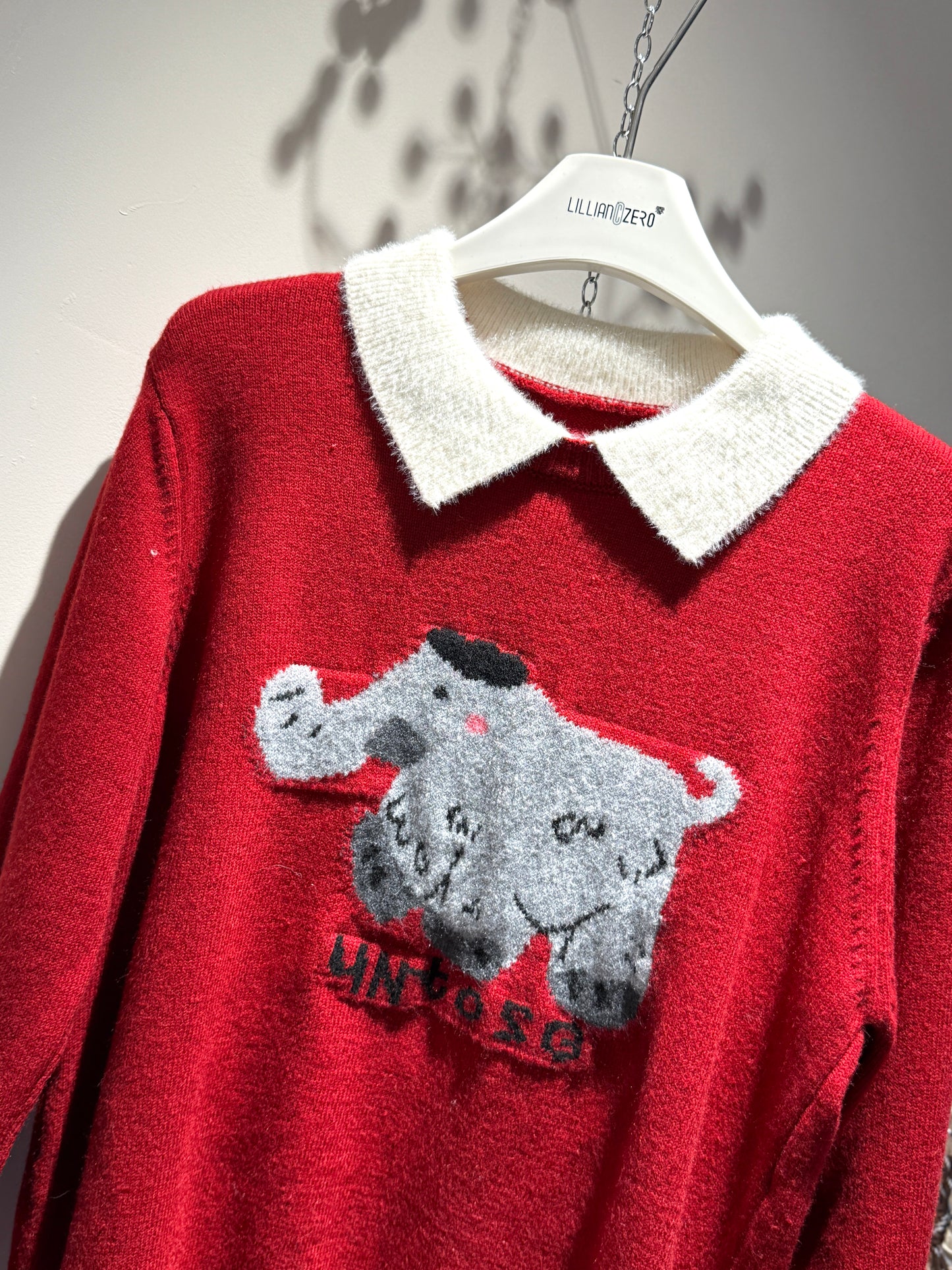 Collared Knit Sweater