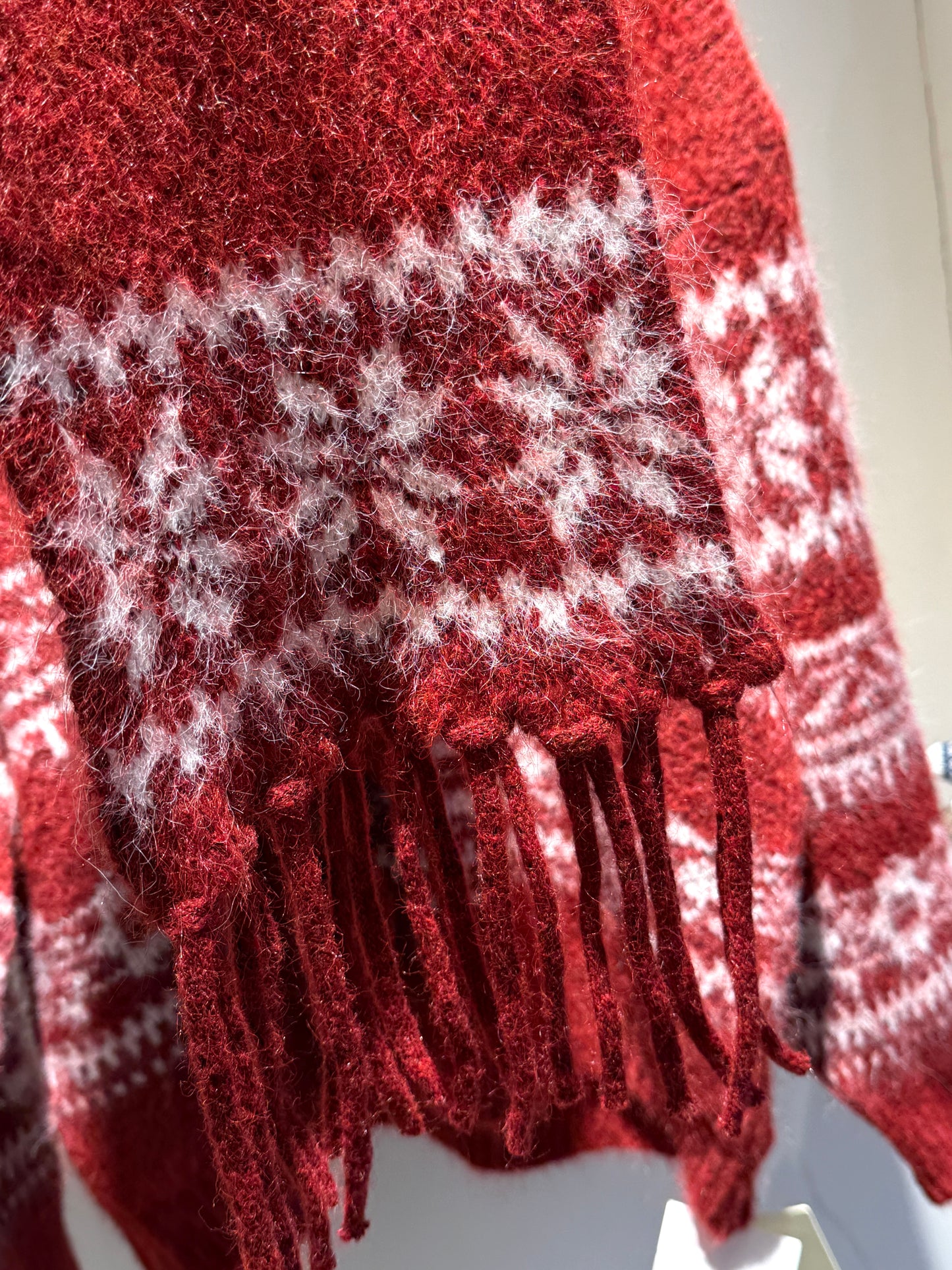 Ruffled Knit Cardigan