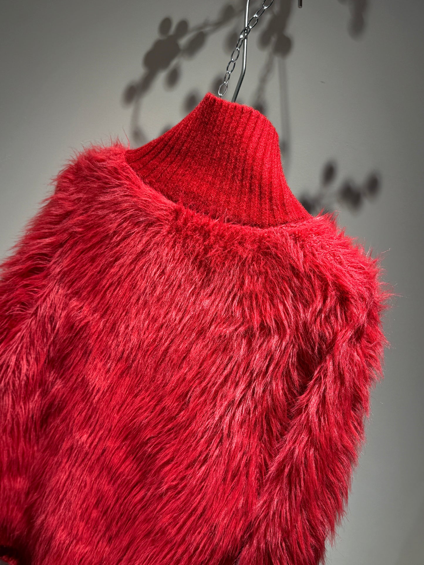 Ruffled Knit Cardigan