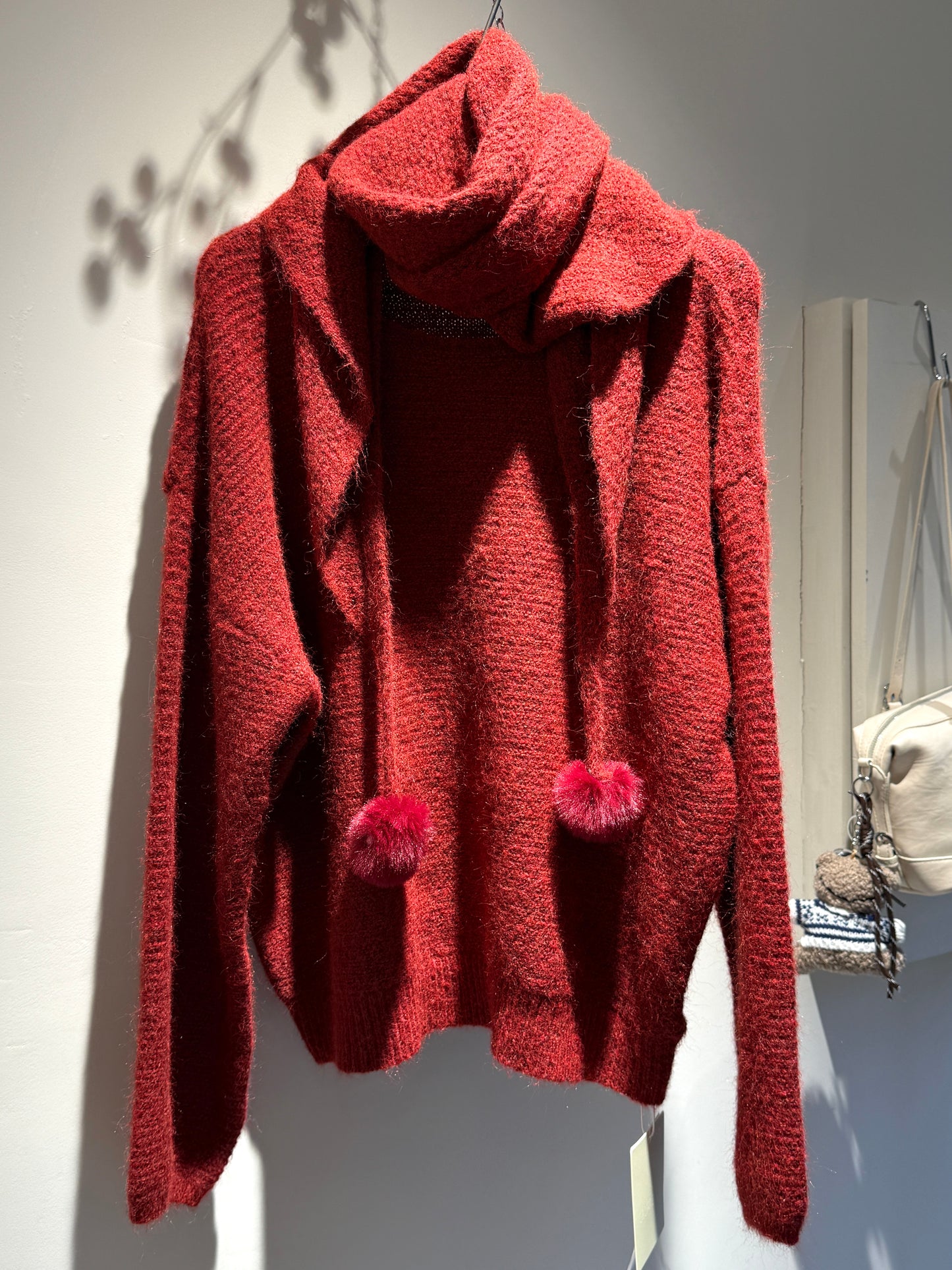 Ruffled Knit Cardigan