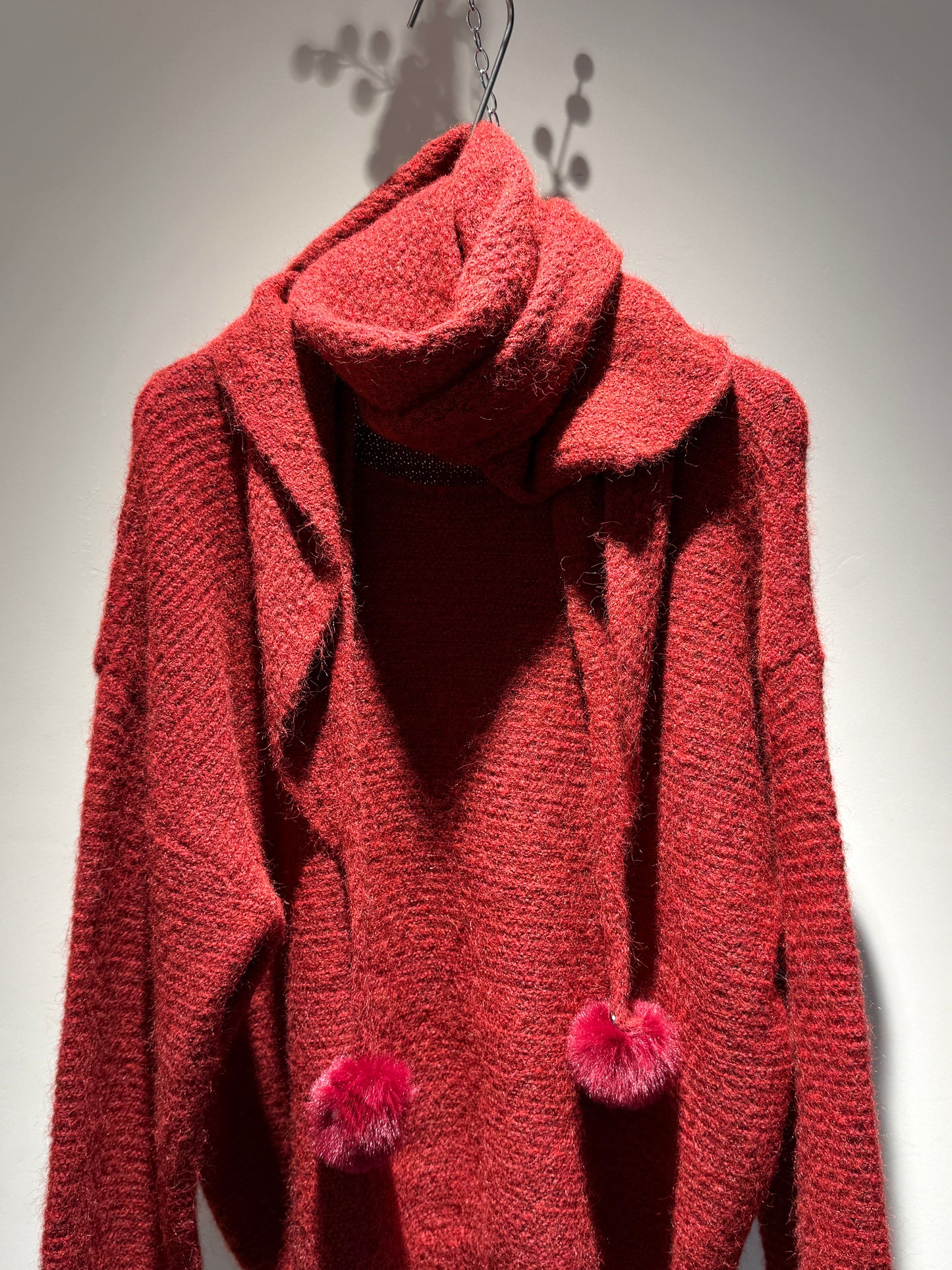 Ruffled Knit Cardigan