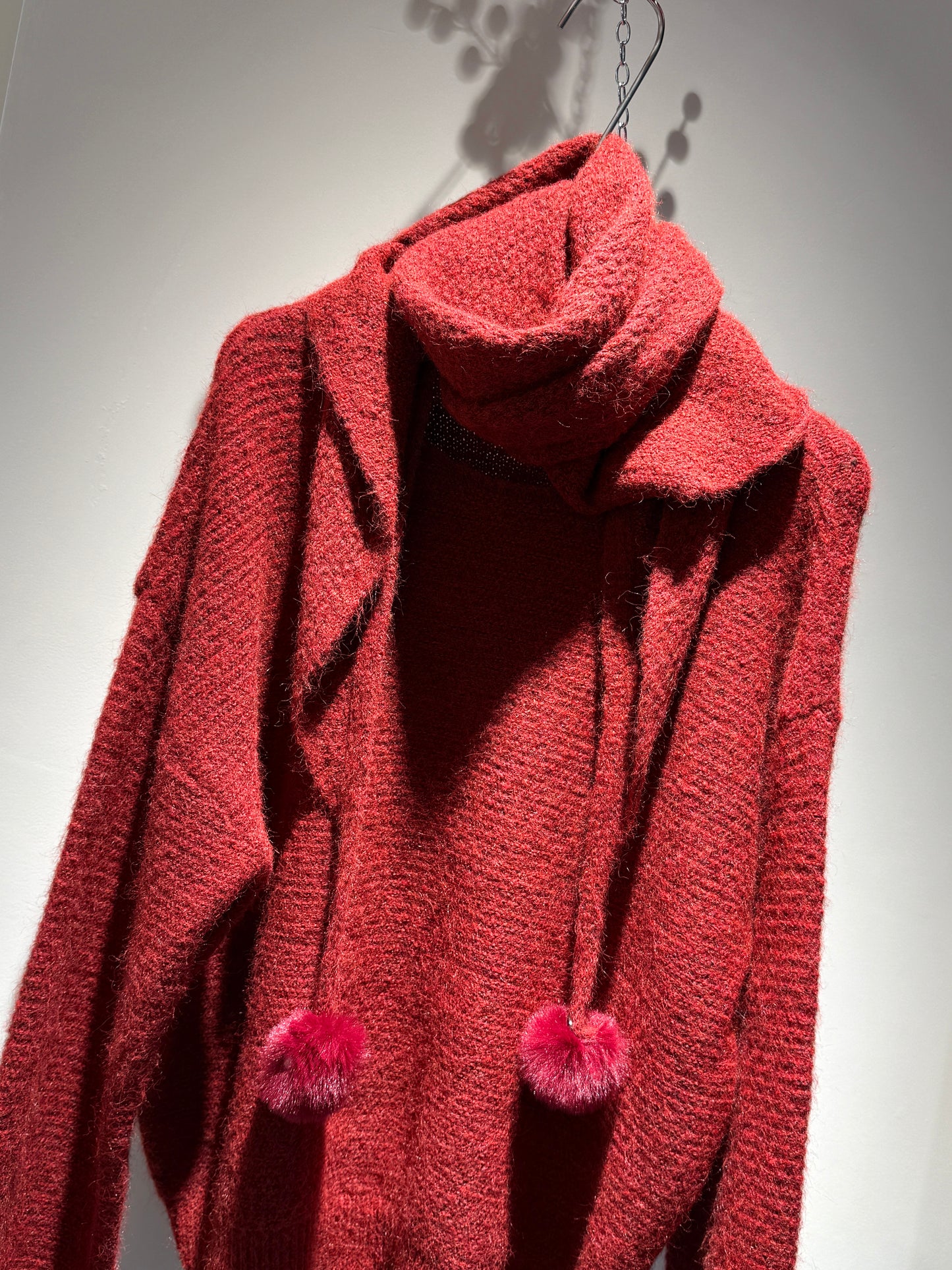 Ruffled Knit Cardigan