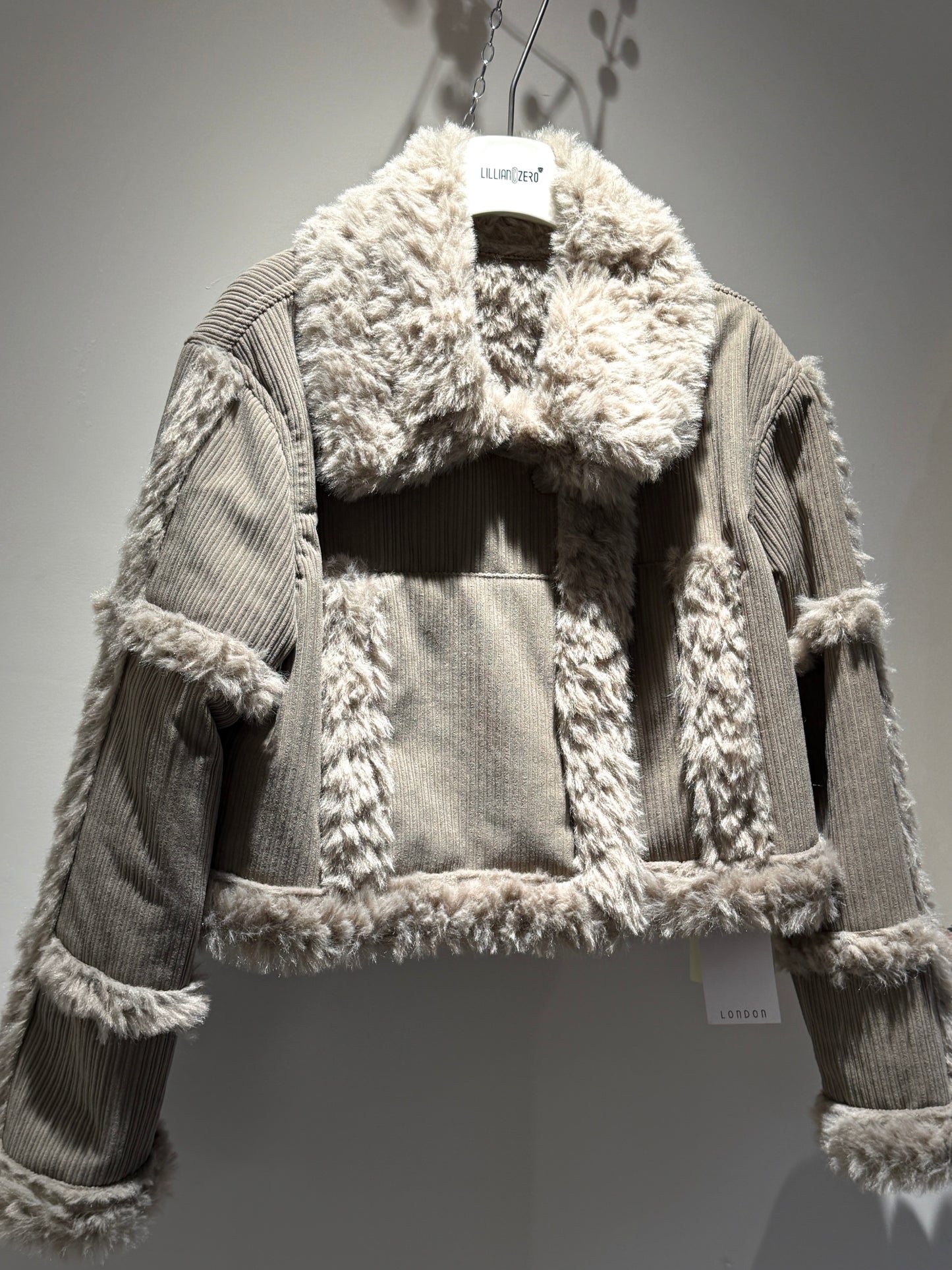 Ruffled Knit Cardigan