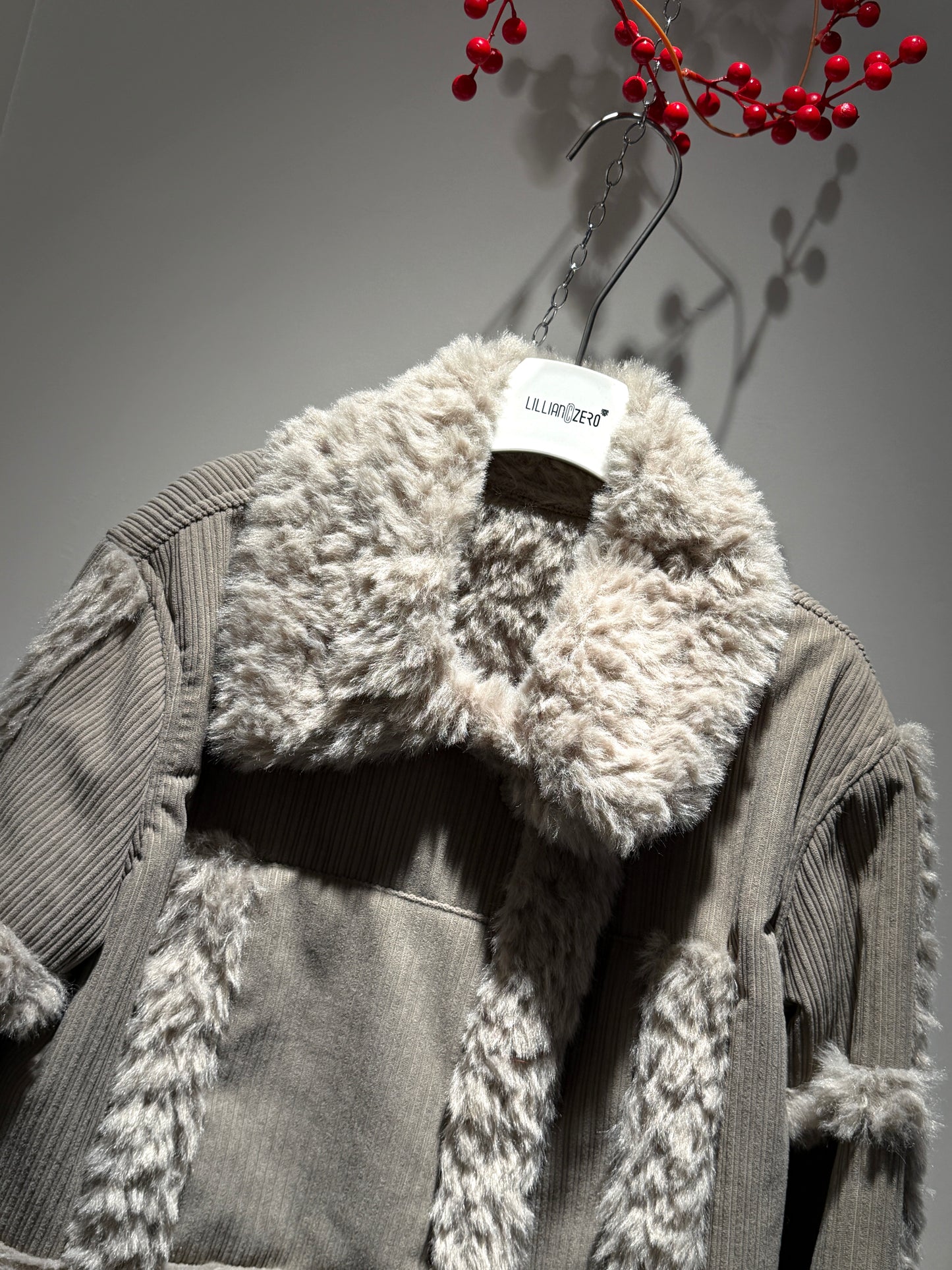 Ruffled Knit Cardigan