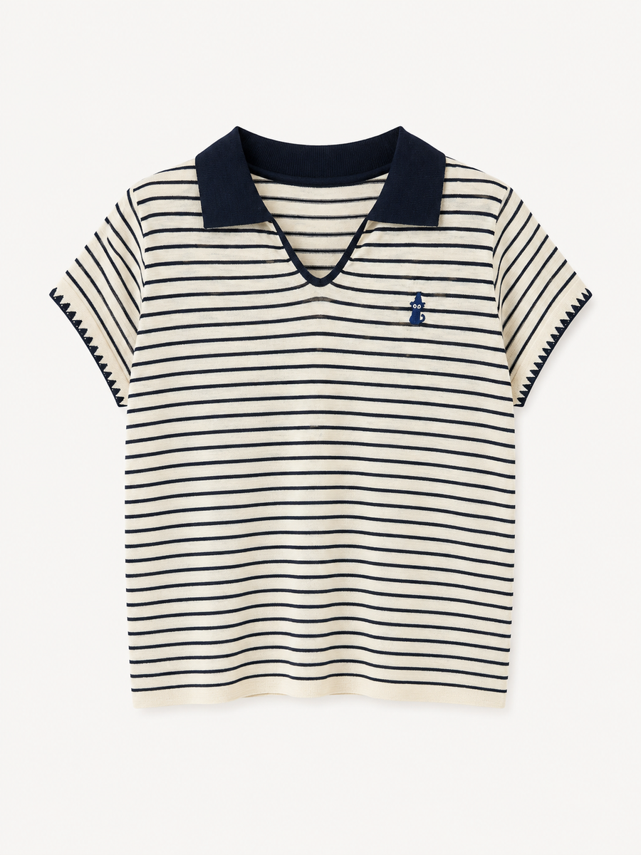 Stripe Knit Top