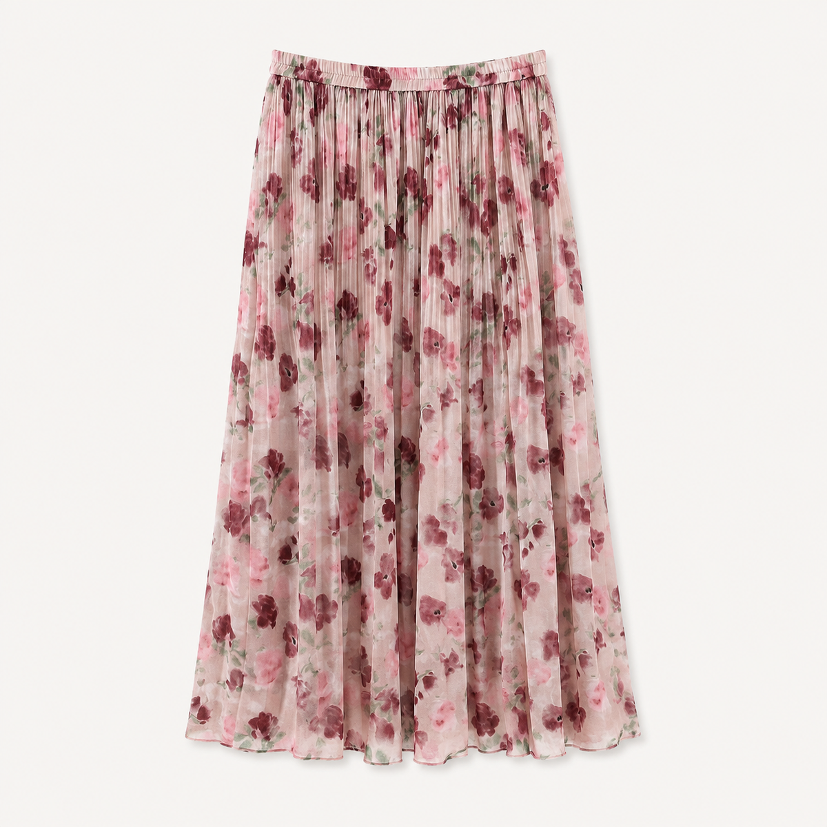 Printed A-line Flowy Skirt