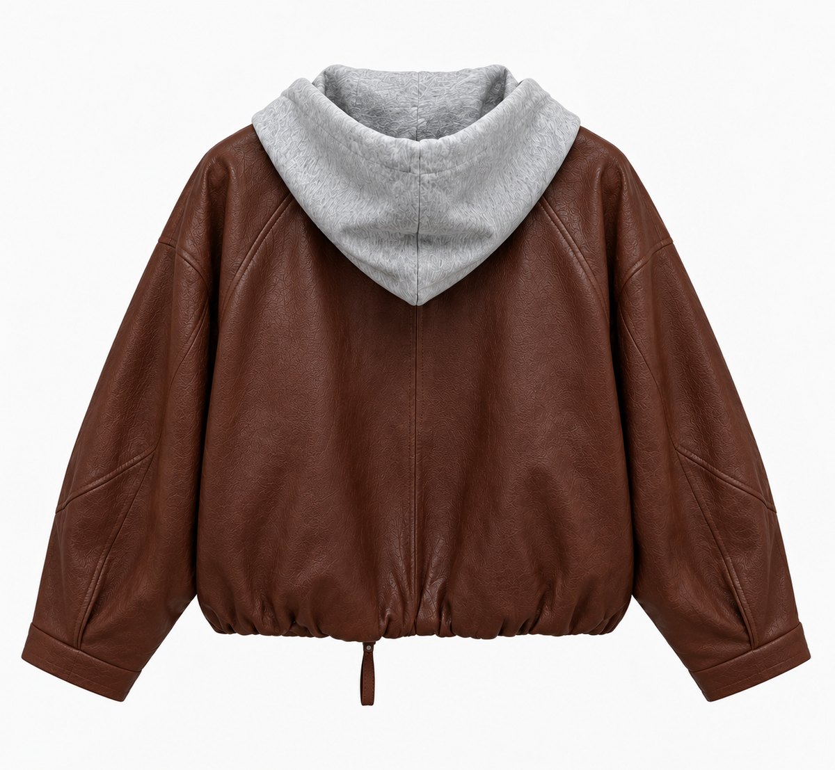 Faux Leather Jacket Golden