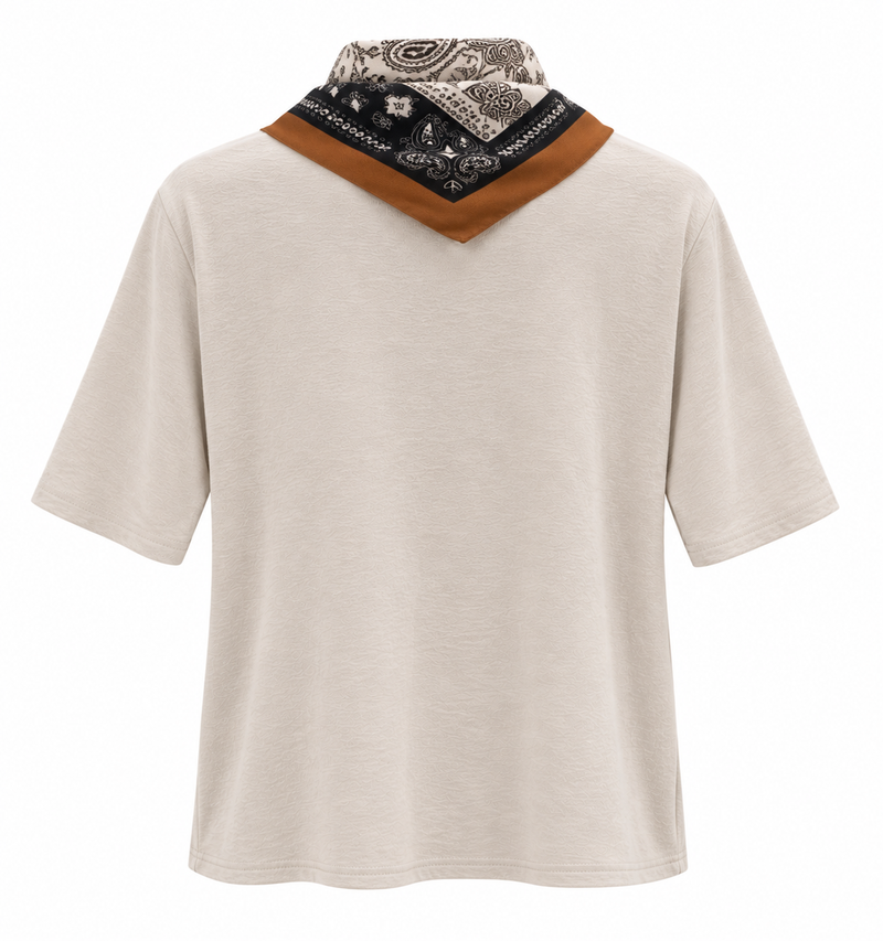 Short Sleeve Top Oatmeal