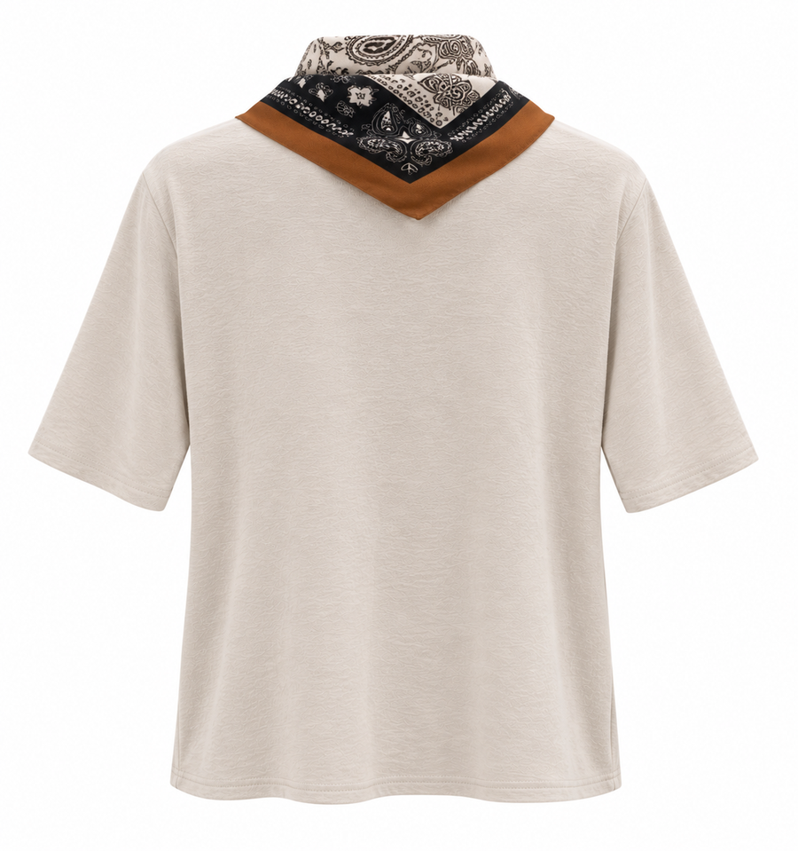 Short Sleeve Top Oatmeal