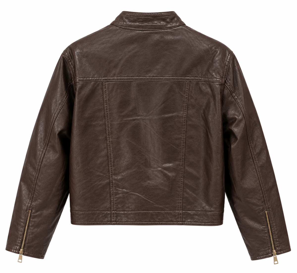 Pocket Faux Leather Jacket