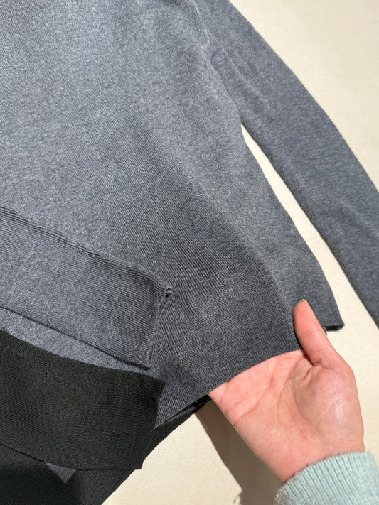 Gary/Black Essential Wool Knit