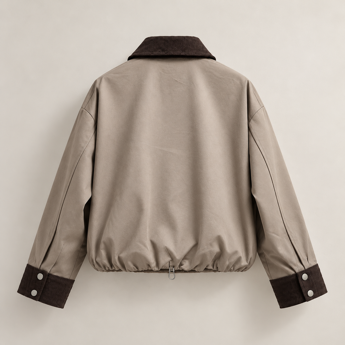 Contrast Collar Utility Jacket